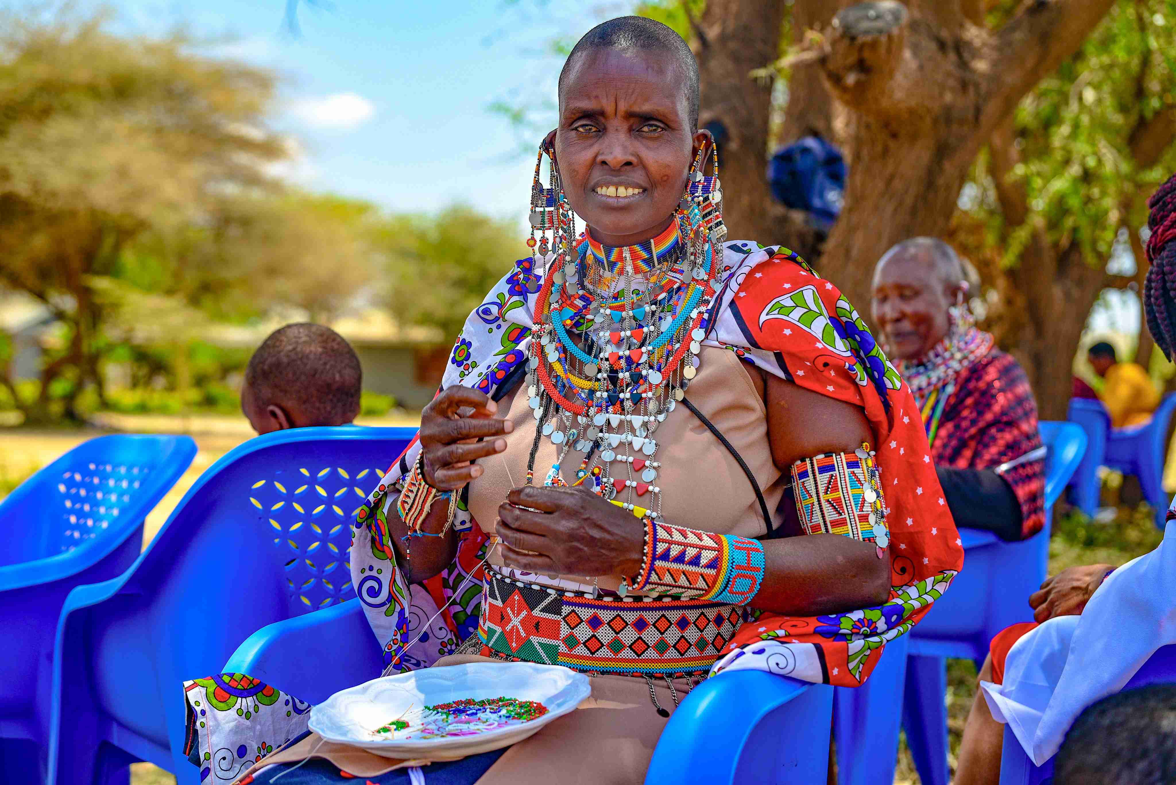 Maasai Women Beadwork